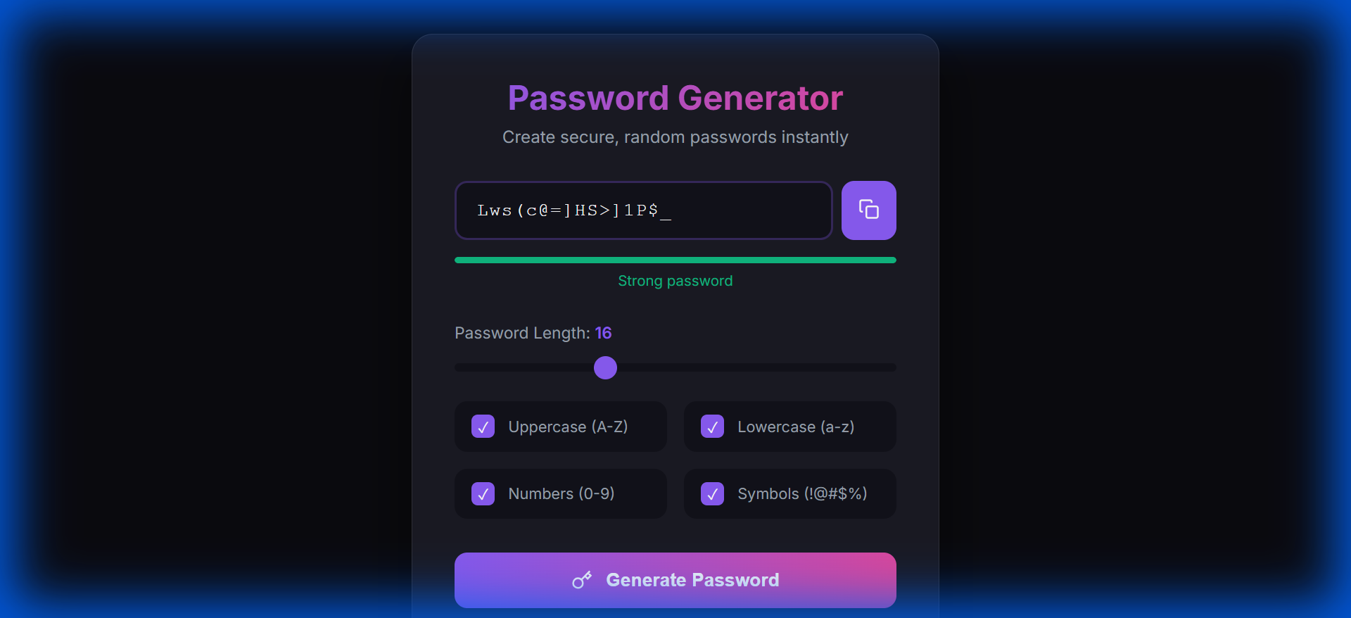 Password Generator