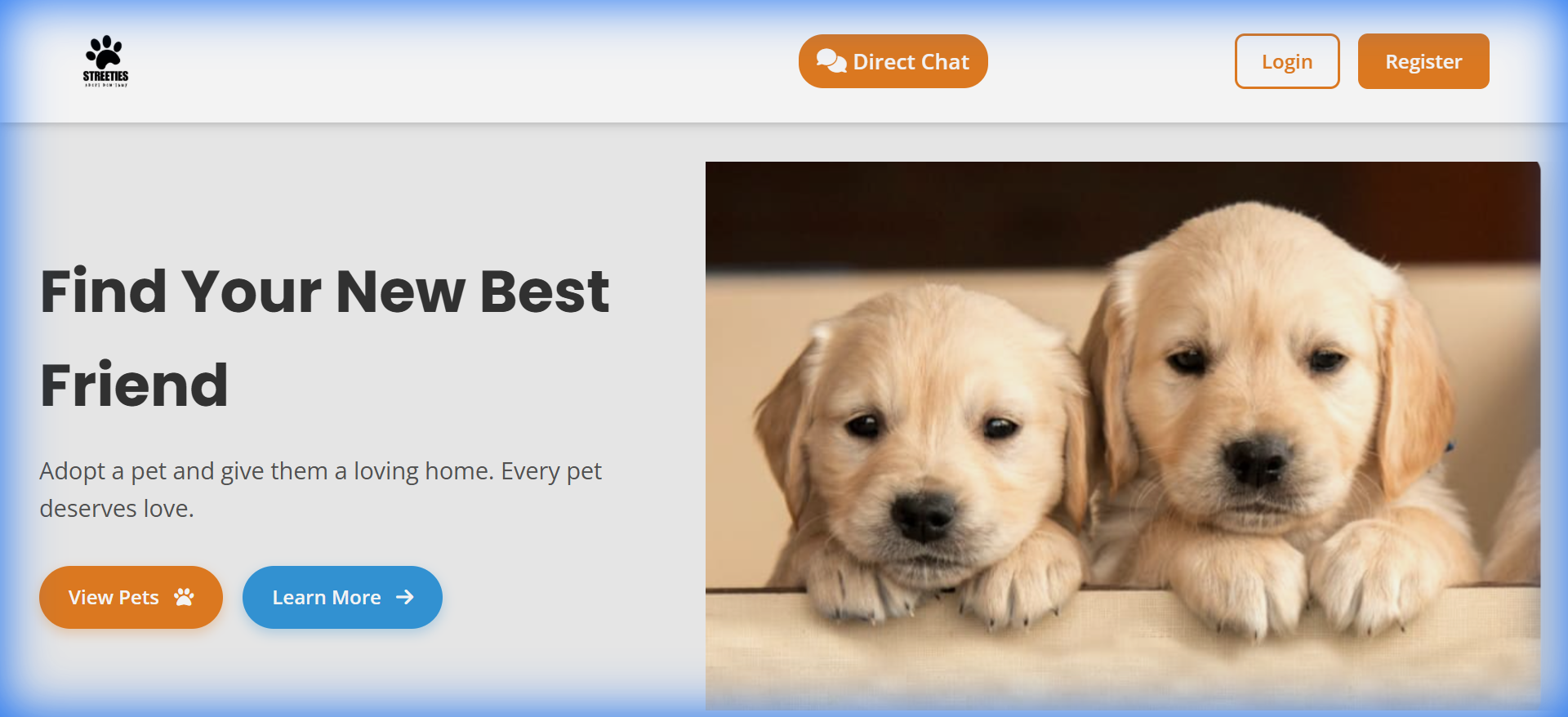 Pet Adoption Website